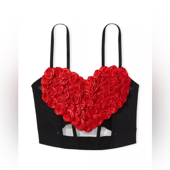 Victoria’s Secret Archives Rosette Corset Top - Picture 1 of 9